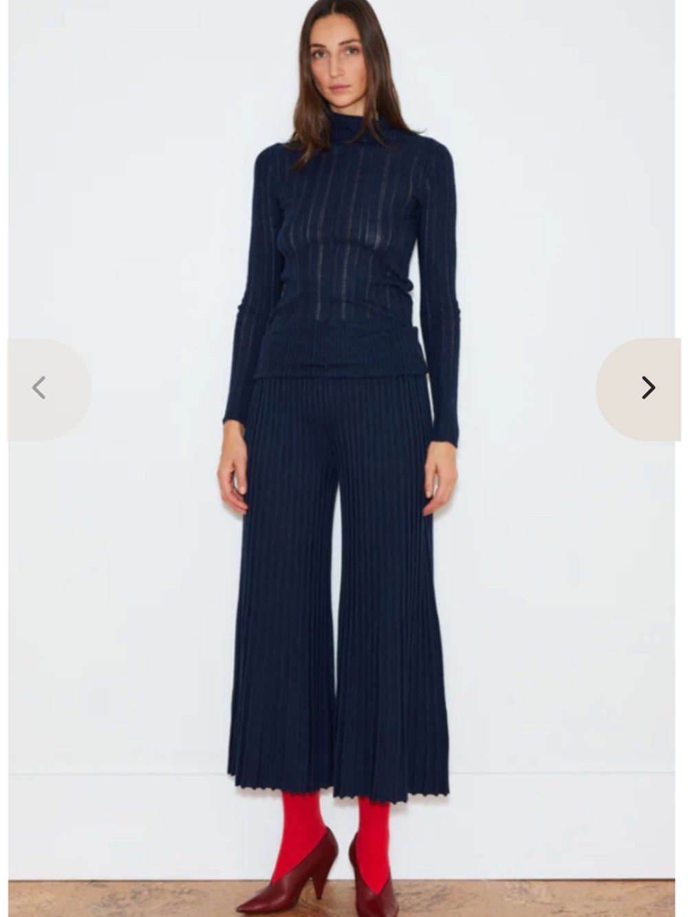 Misha & Puff Accordion Entrechat Pants in Ink